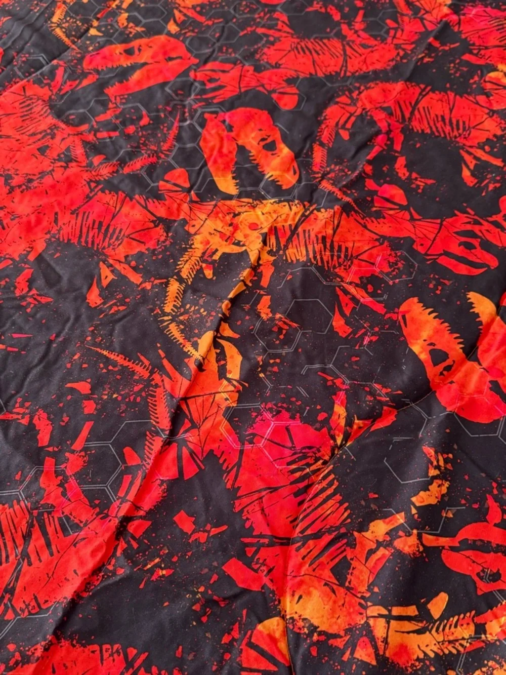 Jurassic Dinosaur Printed Comforter - Multicolor With Sheet set. Reversible.
